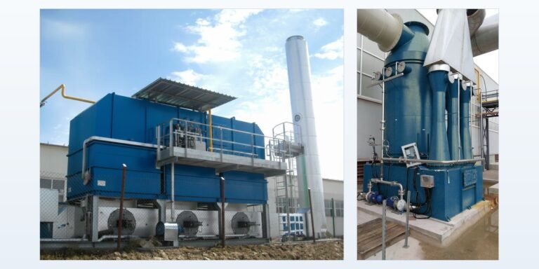 Comparación entre un oxidador térmico regenerativo y un scrubber industrial para tratar COV