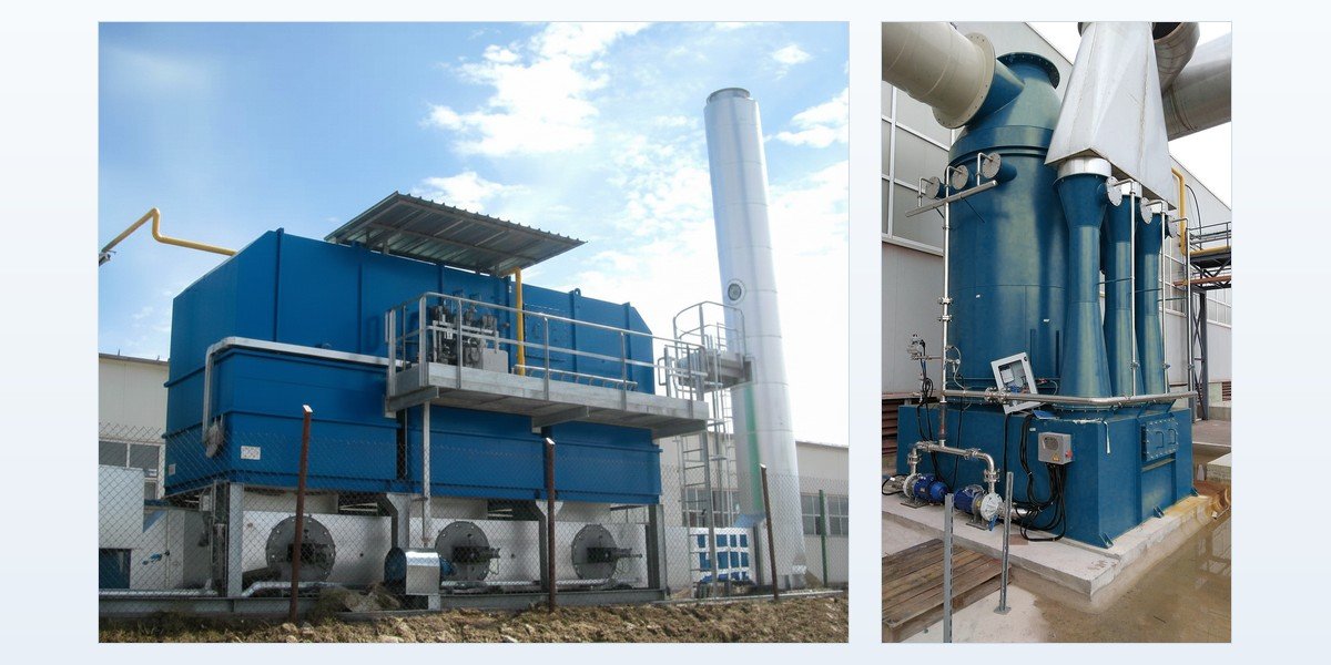 Comparación entre un oxidador térmico regenerativo y un scrubber industrial para tratar COV